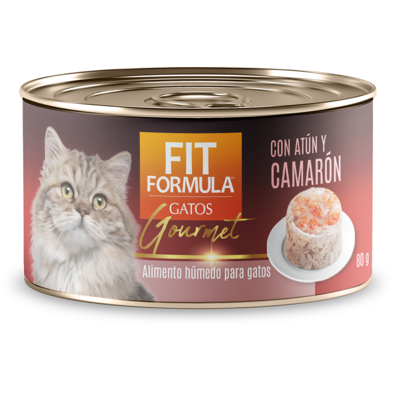 Fit Formula Gato Lata Gourmet Atún y Camaron 80 Grs