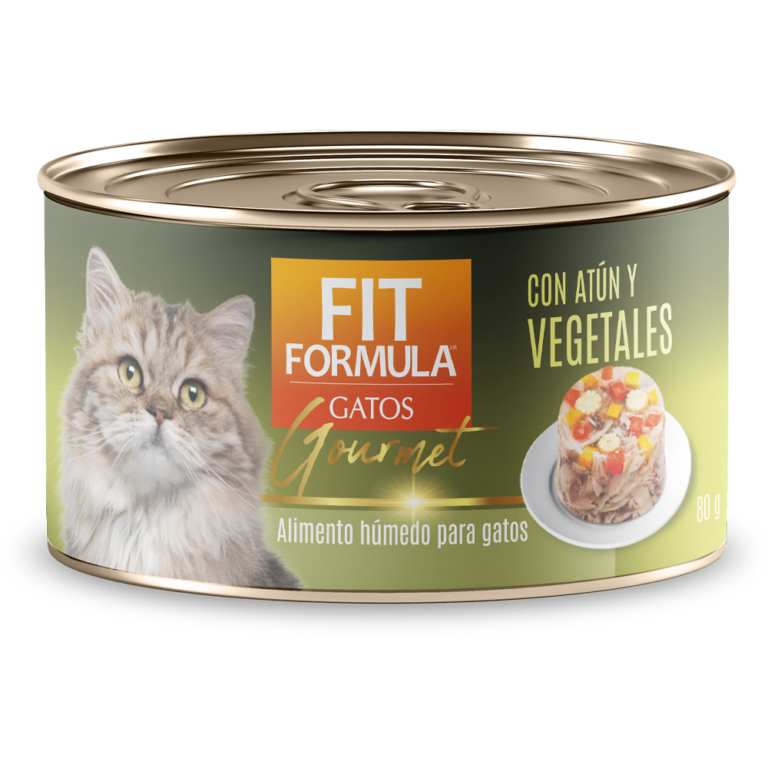 Fit Formula Gatos Gourmet Atún Vegetales Lata 80 Grs