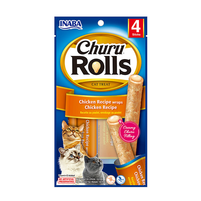 Churu Rolls Gato Pollo