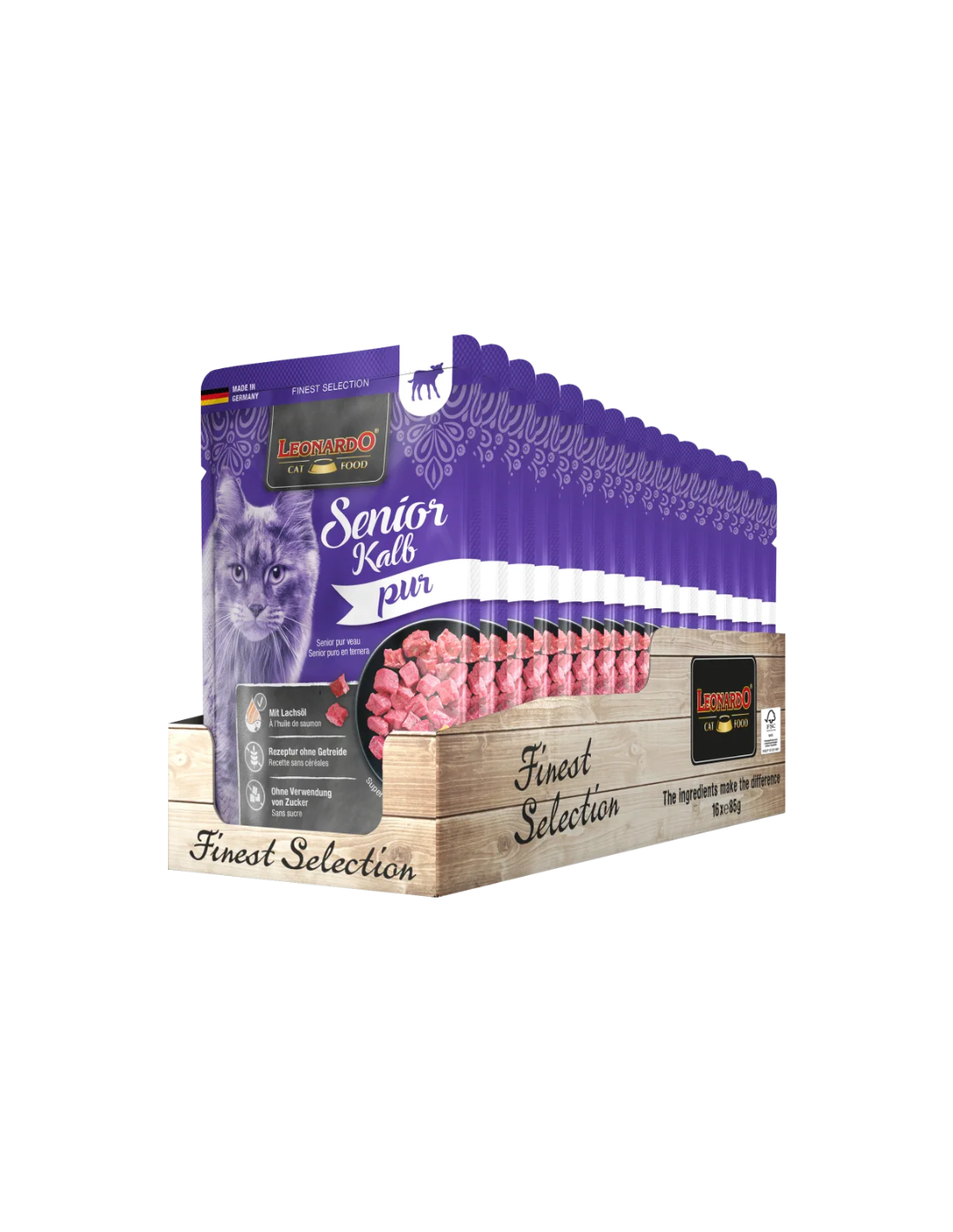 Leonardo Senior Puro Ternera 85 Grs