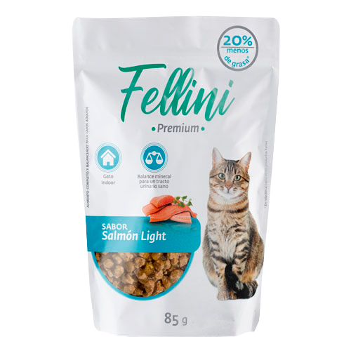 Fellini Pouch Salmón Light 85 Grs