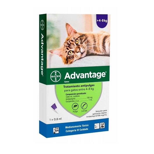 Advantage Gatos 4 a 8 Kg