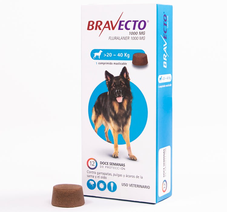 Bravecto Perro 20 a 40 Kg