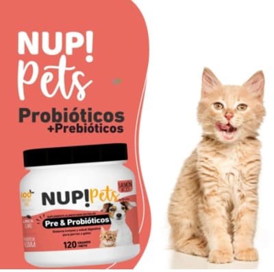 NUP! Pets Pre & Probióticos 120 Grs