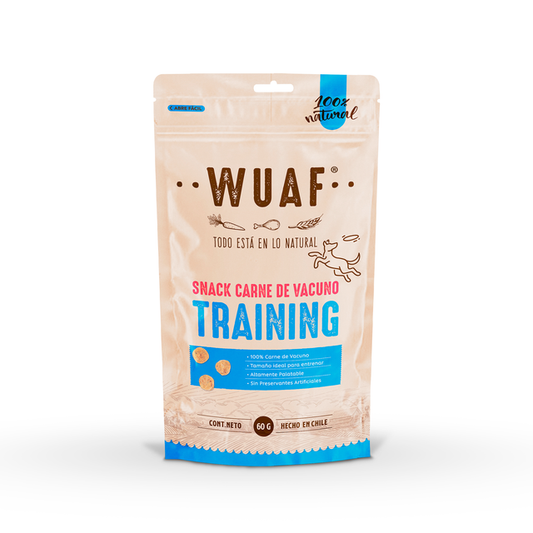 Snack Adiestramiento Carne 60 Grs Wuaf