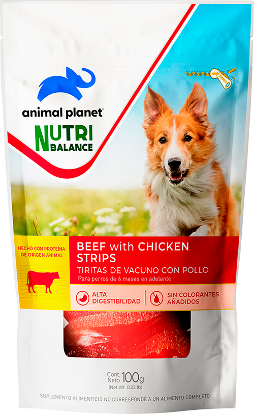Animal Planet Tiritas Vacuno con Pollo 100 grs