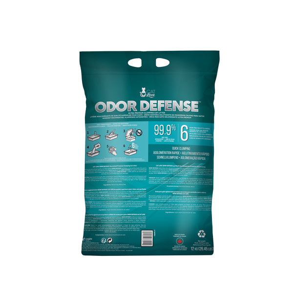 Arena Sanitaria Cat Love Odor Defense 12 Kg