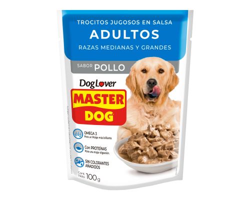Master Dog Trocitos Adulto Pollo