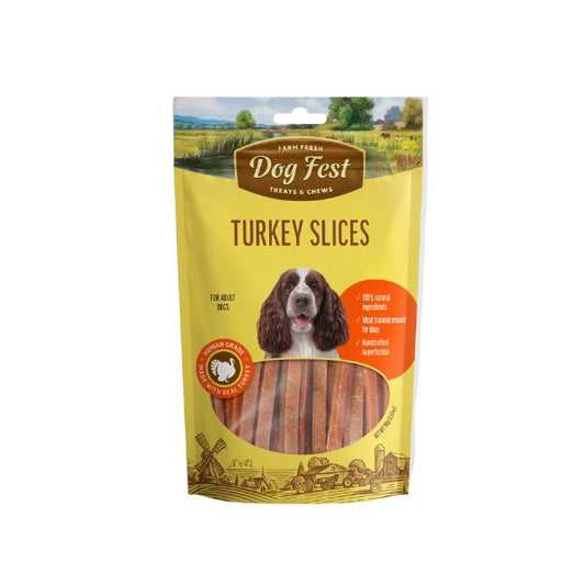 Dog Fest Turkey Slices 90 Grs