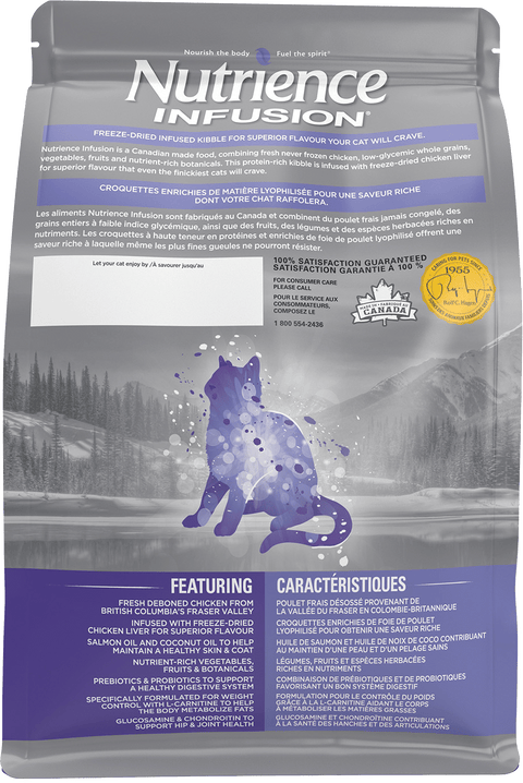 Nutrience Infusion Cat Control Peso 2.27 Kg