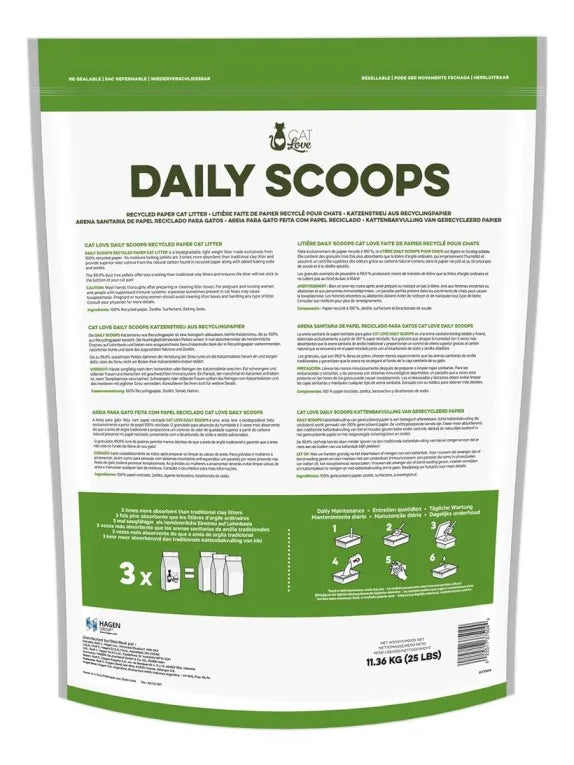 Arena Sanitaria de Papel Cat Love Daily Scoops