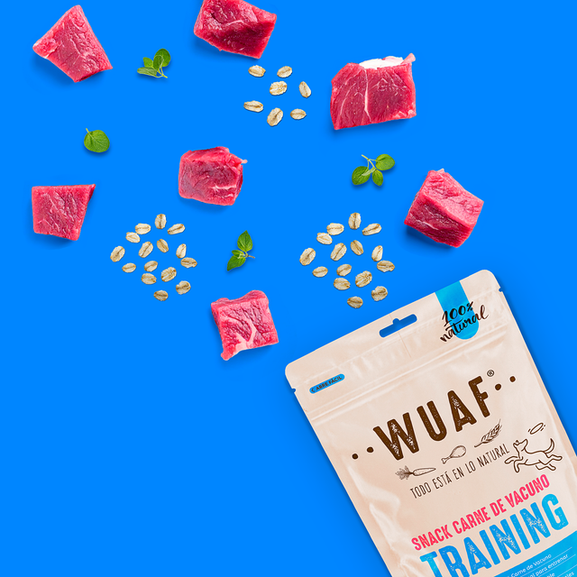 Snack Adiestramiento Carne 60 Grs Wuaf