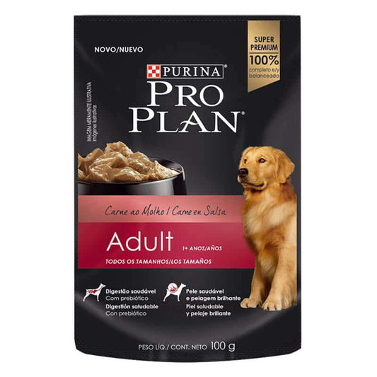 Pro Plan Pouch Perro Adulto Carne 100gr