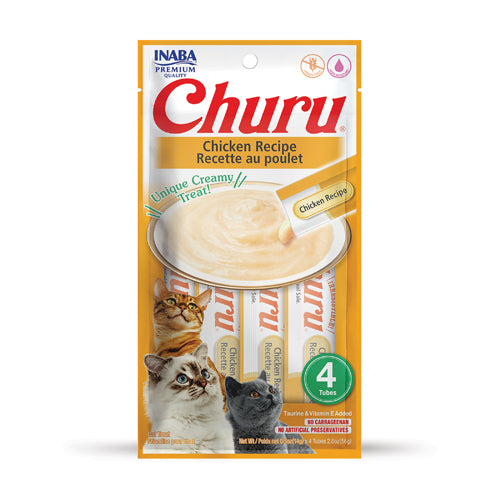 Churu Gatos Pollo 4 Unidades
