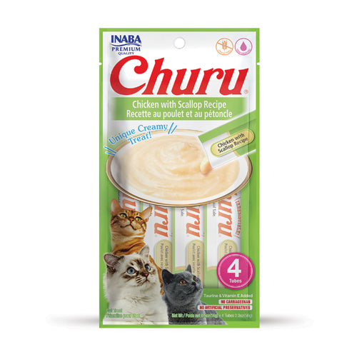 Churu Gato Pollo Ostion 4 Unidades