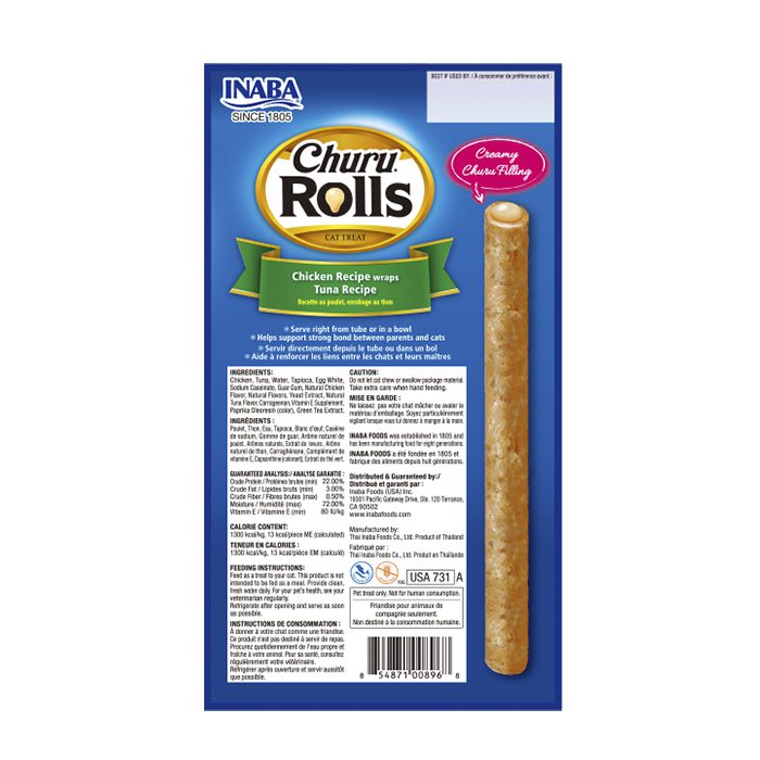 Churu Rolls Pollo Atún