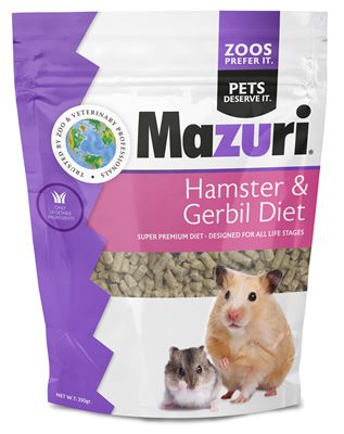 Mazuri Hamster & Gerbil Diet 350 Grs