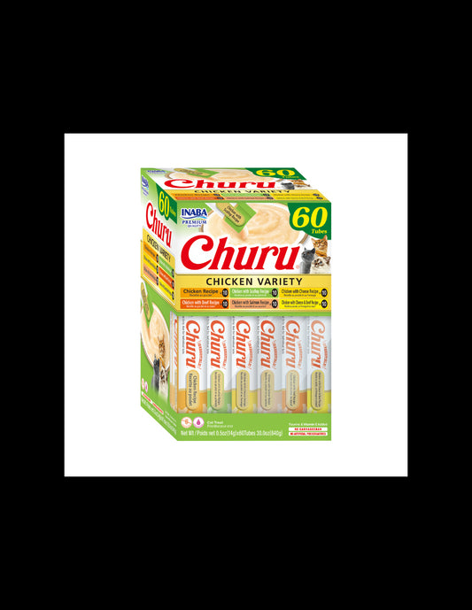 Churu Gato Variedades Pollo 60 Unidades