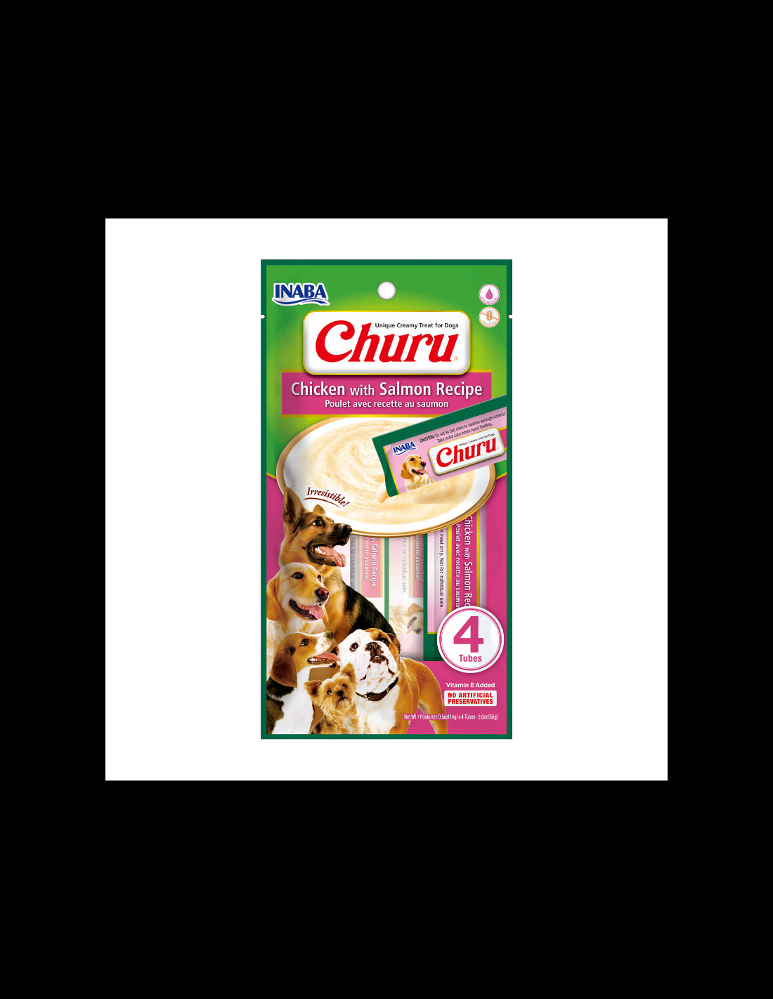 Churu Perro Pollo & Salmón 4 Tubos