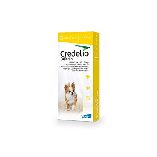 Credelio Perros 1,3 a 2,5 Kg