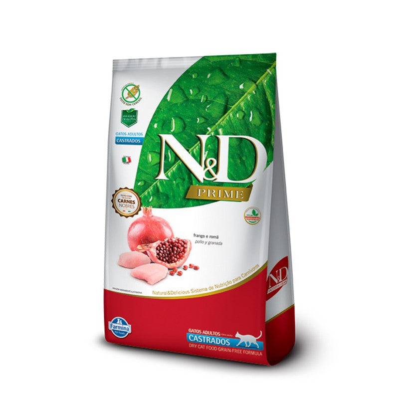 N&D Prime Gatos Adultos Castrados