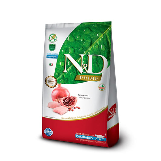 N&D Prime Gatos Adultos Castrados