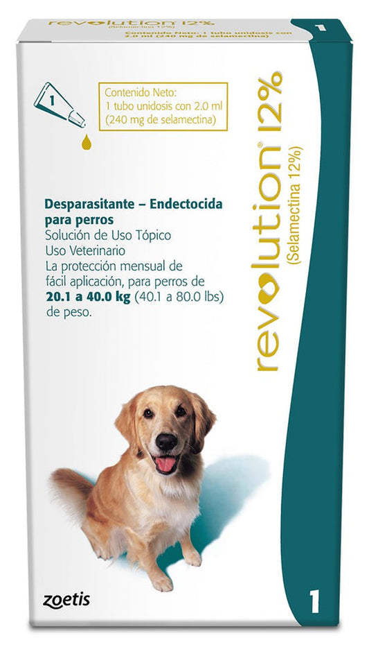 Revolution 12% Perros 20 a 40 Kg
