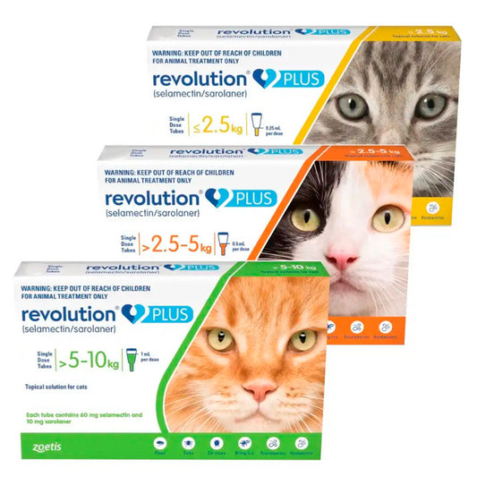 Revolution Plus Gato Antiparasitario Interno y Externo