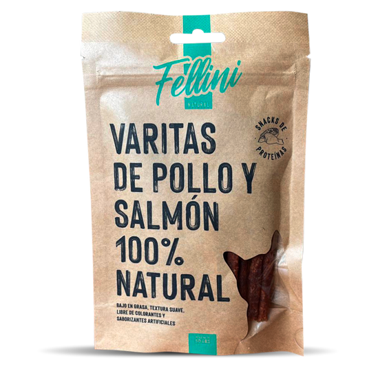Fellini Varitas Pollo Salmón 50 Grs