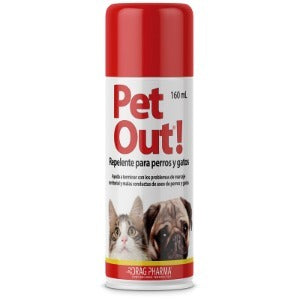 Pet Out! Repelente para perros y gatos 160 mL