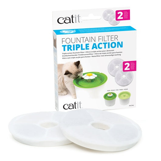 Catit Filtro Fuente Triple Acción 2 Unidades