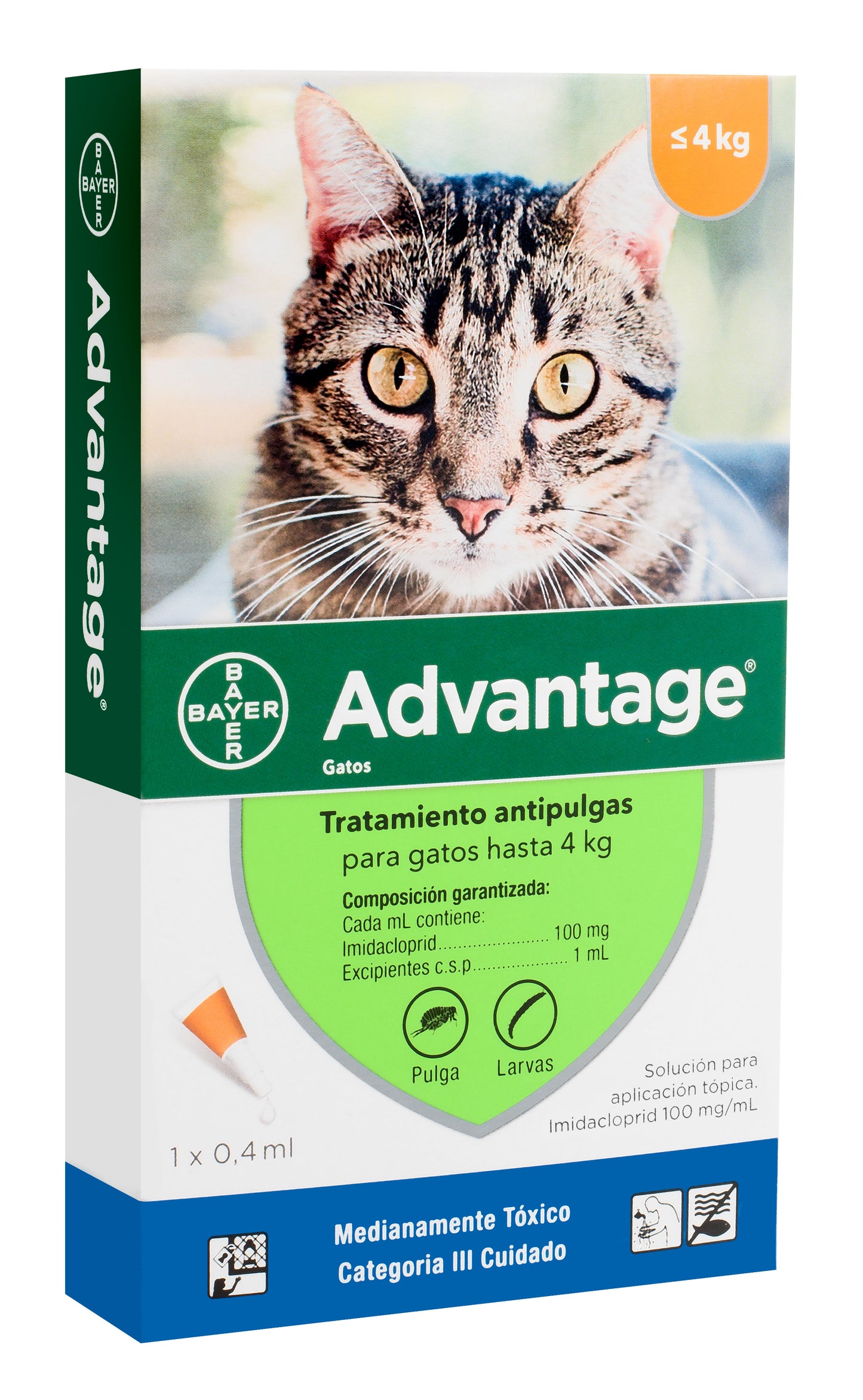 Advantage Gatos hasta 4 Kg
