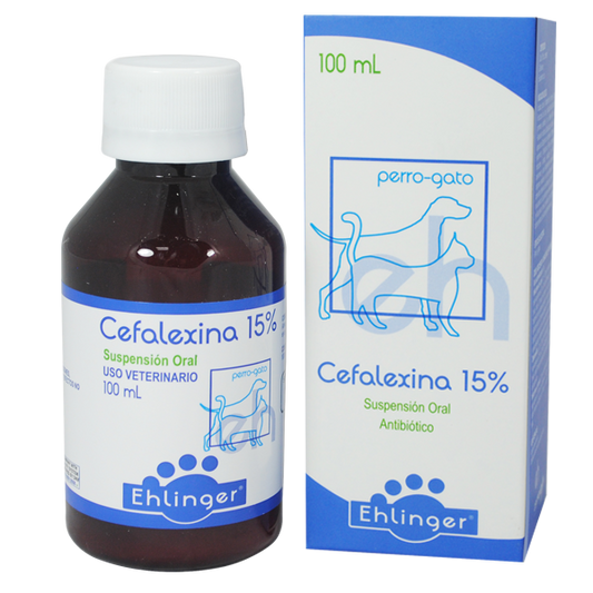 Cefalexina 15% Suspensión Oral 100 mL