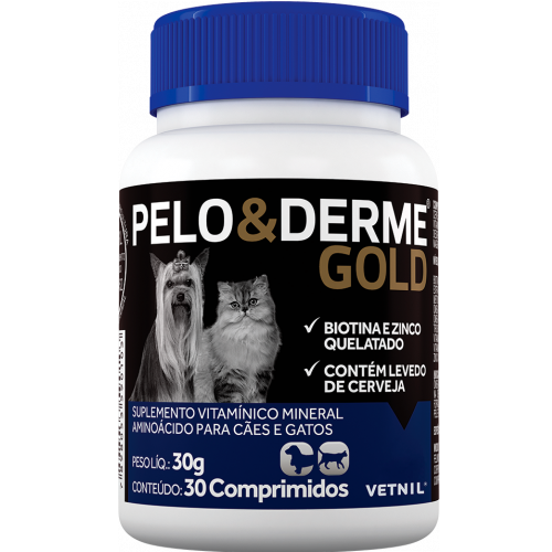 Pelo & Derme Gold 30 Tabletas
