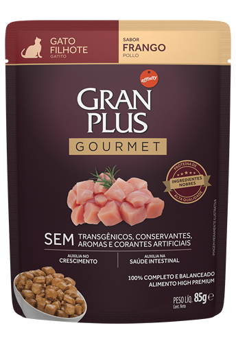 Gran Plus Gato Alimento Húmedo Gatito 85 Grs