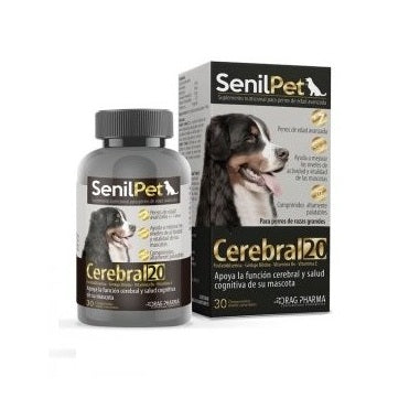 Senilpet Cerebral 20 - 30 Comprimidos
