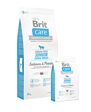 Brit Care Grain Free Junior Large Salmon