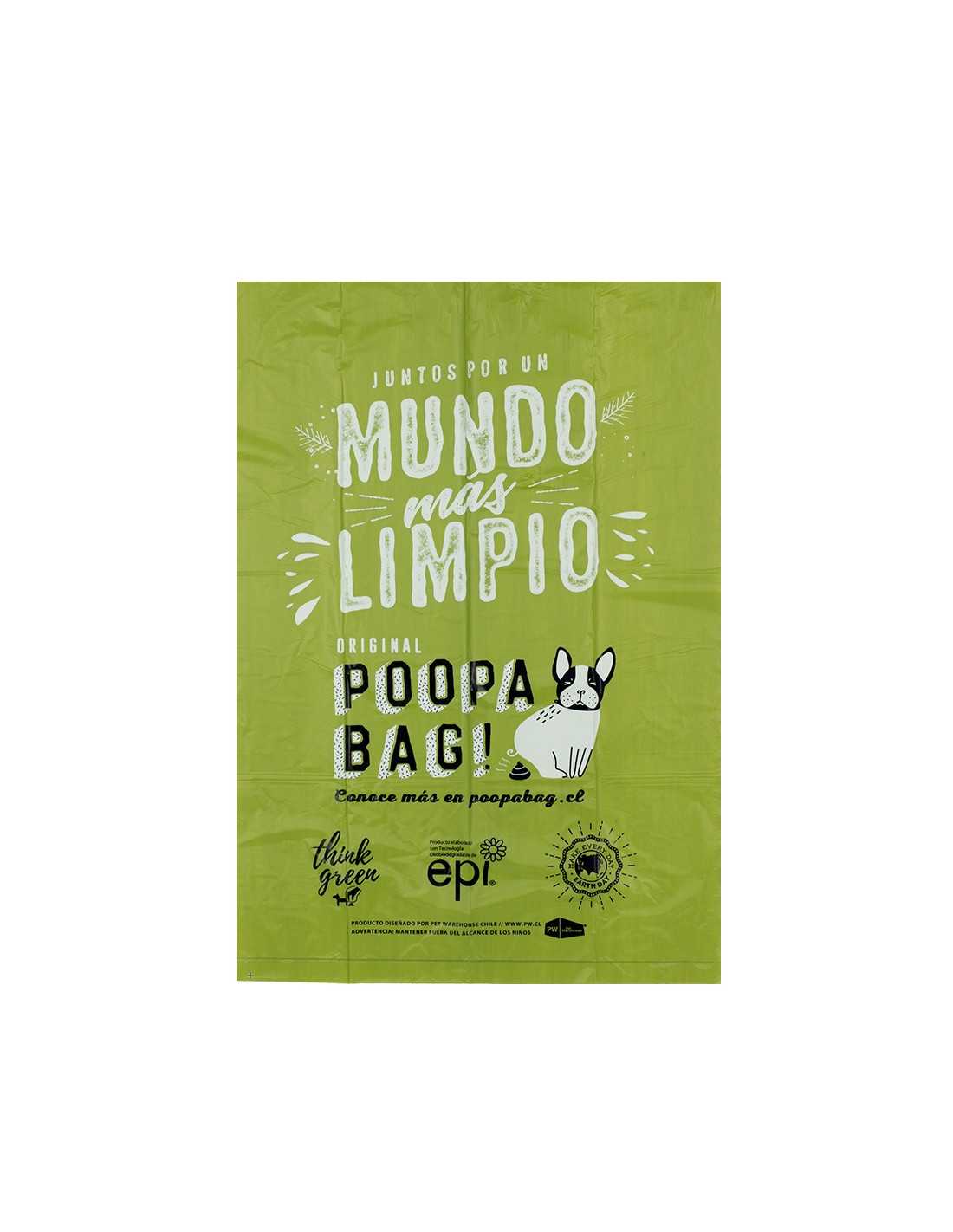 Rollo Bolsas Poopa Bag 15 Unidades