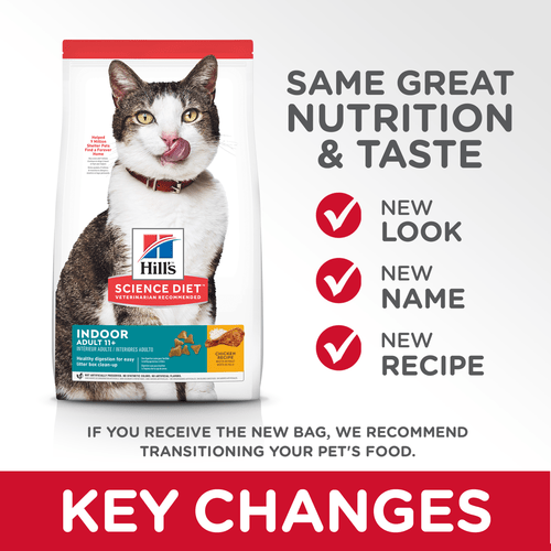 Hills Science Diet Indoor Adult 11+ Cat 1.58 Kg